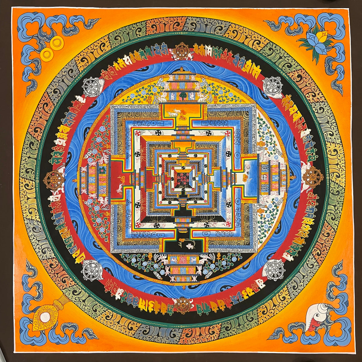 Kalachakra Mandala Tibetan Thangka Painting– Art Of Tibet