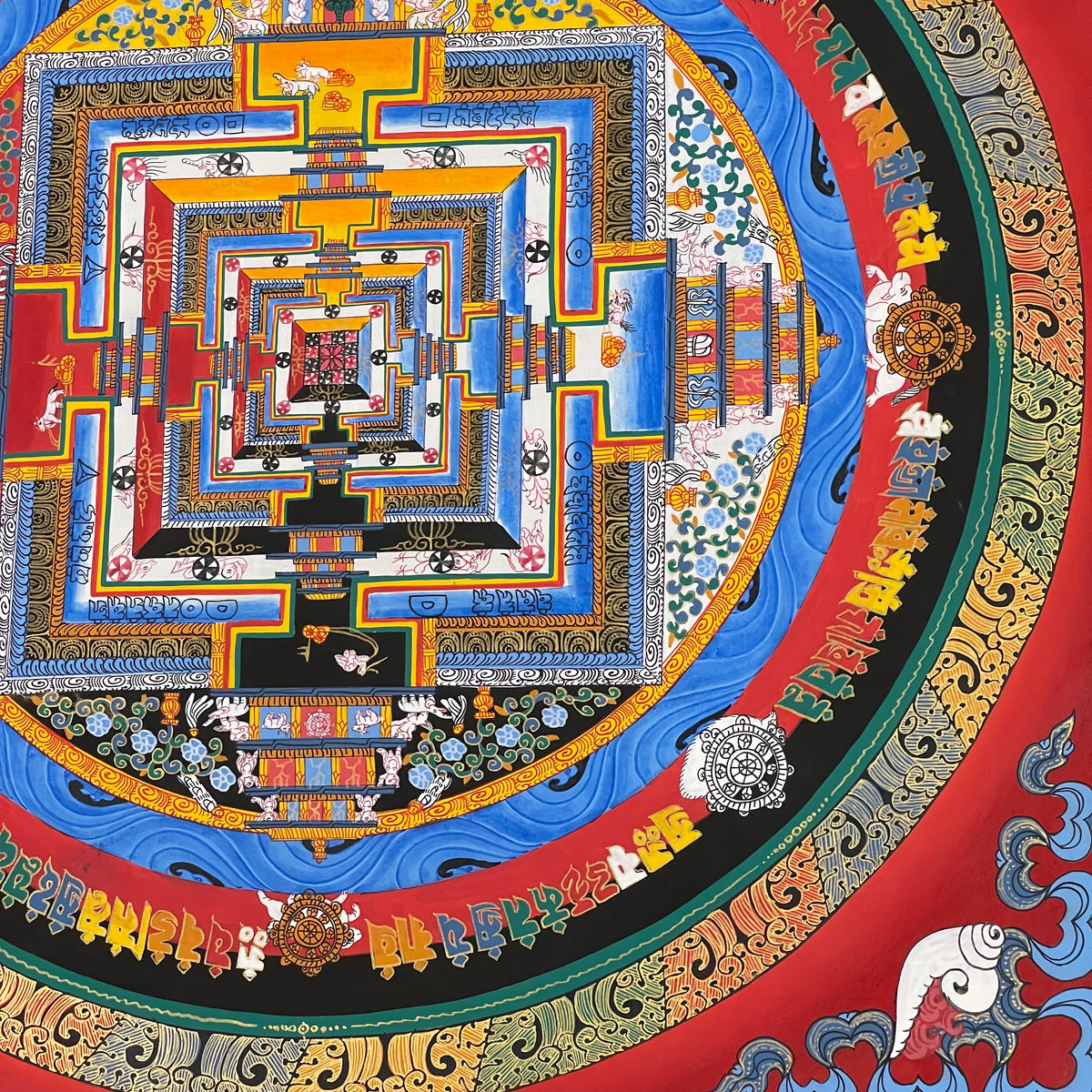 Kalachakra Mandala Tibetan Thangka Painting– Art Of Tibet