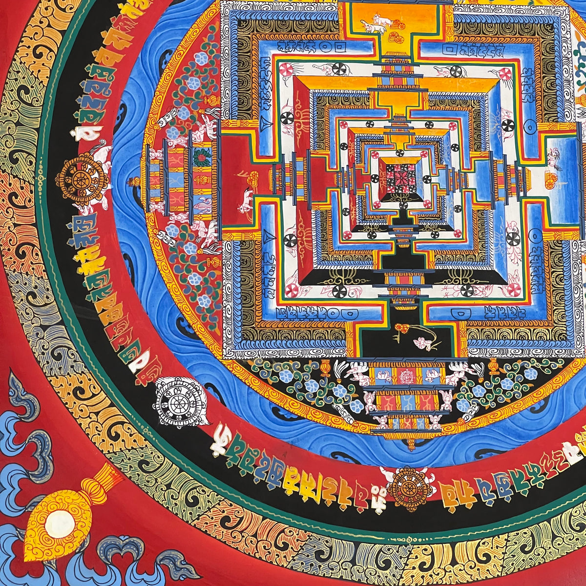 Kalachakra Mandala Tibetan Thangka Painting– Art Of Tibet