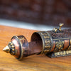 Copper Astamangal Potala Metal Incense Burner Box