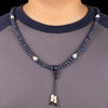 Lapis Inlaid Bone and Skull Impermanence Mala