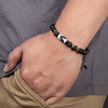 Obsidian Dzi Beads Bracelet