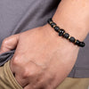 Matt Onyx Lava Stone Courage Bracelet