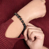 Matt Onyx Lava Stone Courage Bracelet