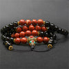 Onyx with Red Jasper Healing Energy Mala