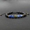 Lava Stone & Sodalite Calming Bracelet