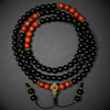 Onyx with Red Jasper Healing Energy Mala