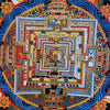 Kalachakra Mandala Tibetan Thangka Painting