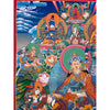 Eight Manifestations of Guru Padmasambhava Thangka