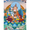 Guru Rinpoche in Consort Thangka