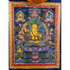 Manjushri Large Thangka - Silk Framed