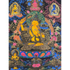 Manjushri Large Thangka - Silk Framed