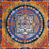 Kalachakra Mandala Large Tibetan Thangka Painting