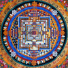 Kalachakra Mandala Large Tibetan Thangka Painting