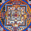 Kalachakra Mandala Large Tibetan Thangka Painting