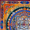 Kalachakra Mandala Large Tibetan Thangka Painting