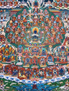 Karma Kagyu Lineage Refuge Tree Thangka