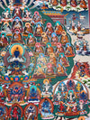 Karma Kagyu Lineage Refuge Tree Thangka