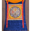 Kalachakra Mandala Tibetan Thangka - Silk framed