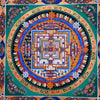 Kalachakra Mandala Large Tibetan Thangka Painting