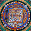 Kalachakra Mandala Large Tibetan Thangka Painting