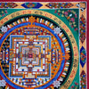 Kalachakra Mandala Large Tibetan Thangka Painting