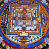 Kalachakra Mandala Large Tibetan Thangka Painting