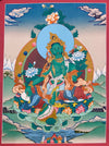 Green Tara Thangka