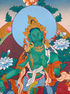 Green Tara Thangka