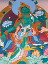 Green Tara Thangka