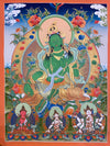 Green Tara Thangka