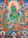 Green Tara Thangka