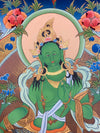 Green Tara Thangka