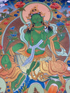 Green Tara Thangka