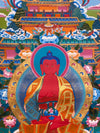 Pure Land Amitabha Buddha Masterpiece Thangka