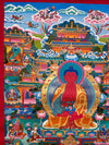 Pure Land Amitabha Buddha Masterpiece Thangka