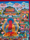 Pure Land Amitabha Buddha Masterpiece Thangka