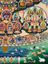 Karma Kagyu Lineage Refuge Tree Large Thangka