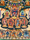 Karma Kagyu Lineage Refuge Tree Large Thangka