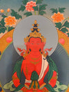 Amitayus Buddha Tibetan Thangka Painting