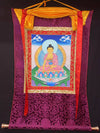 Shakyamuni Buddha Thangka - Silk Framed