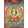 Mother Goddess Chundi Tibetan Thangka Painting