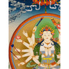 Mother Goddess Chundi Tibetan Thangka Painting