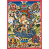 White Jambhala Tibetan Thangka