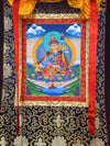 Guru Rinpoche Padmasambhava Thangka - Silk Framed