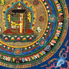 Kalachakra Alphabet Tibetan Thangka Painting