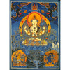 Chenrezig Compassion Buddha Thangka