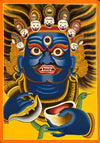 Mahakala Face Thangka