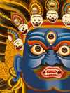 Mahakala Face Thangka