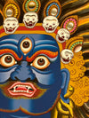 Mahakala Face Thangka